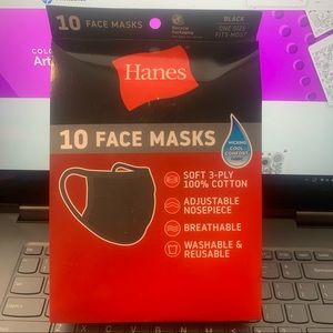 10-Pack Hanes Mask